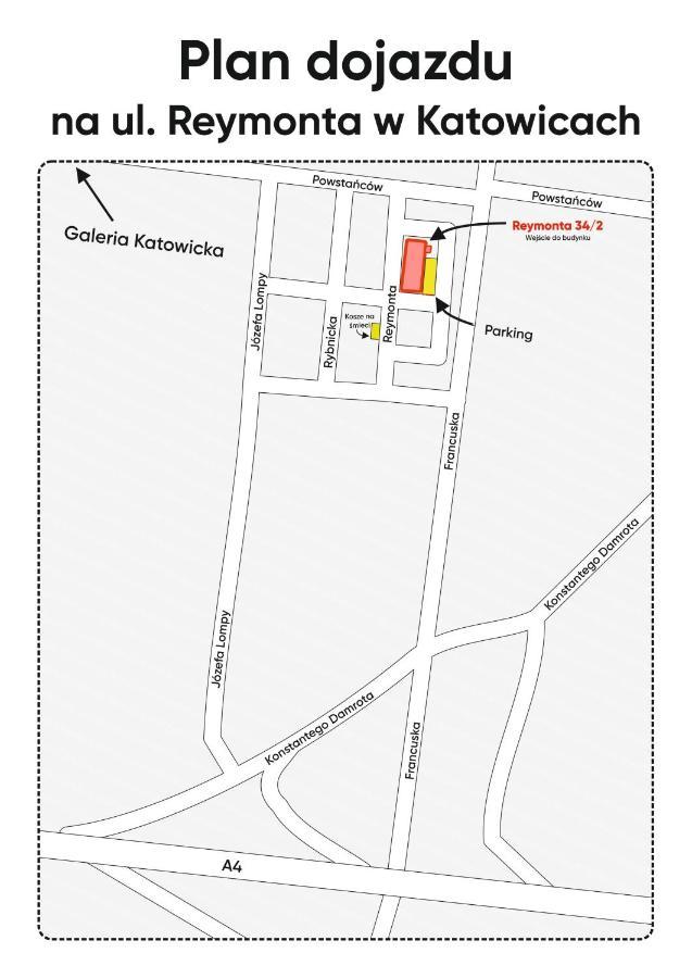 Kairos Apartments - City - Darmowy Parking, Scisle Centrum Katowice Esterno foto
